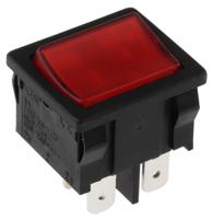 a41831g00000 Molveno Illuminated DPST, On-Off Rocker Switch Panel Mount