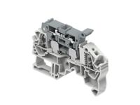 1snk708413r0000 Entrelec 1SNK708413R0000 1SNK7084 Series Grey, 0.5 – 6mm², 1-Level, Spring Termination, Fused