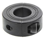 046201016 Huco Shaft Collar, Two Piece, Clamp Screw, Bore 16mm, OD 34mm, W 13mm, Steel