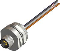 283-5006 RS PRO Industrial Circular Connector, 5 Contacts, Panel, M12 Connector, Plug, Socket, Male, IP67, RS PRO Series
