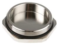 52103163 Lapp Blanking Plug, M50, Nickel Plated Brass, 59mm Diameter, Threaded