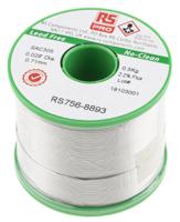 756-8893 RS PRO Wire, 0.71mm Lead Free Solder, 217°C Melting Point