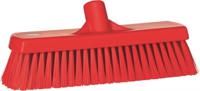70684 Vikan Broom, Red With Polyester, Polypropylene, Stainless Steel Bristles for  for General Purpose