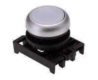 78635801-m22-dl-wm22-a Eaton RMQ Titan M22 Series White Illuminated Momentary Push Button Head, 22mm Cutout, IP69K