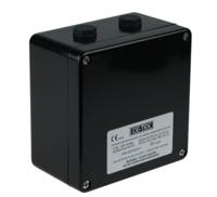 cep161690pa CE-TEK CEP Series Black Polyester Junction Box, IP66, 15 Terminals, ATEX, 160 x 160 x 90mm