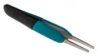 e2asa Weller Erem 120 mm, Stainless Steel, Flat; Rounded, ESD Tweezers