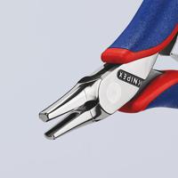 36-12-130 Knipex Pliers, 119 mm Overall, Flat, Straight Tip, 23mm Jaw