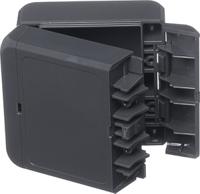 96011114-b-080805-pc-v0-7024 Bopla Bocube Series Graphite Grey Polycarbonate Enclosure, IP66, IP68, IK07, Graphite Grey Lid, 89 x 80 x 47mm
