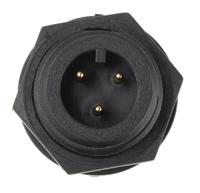 px041303ppc Bulgin Circular Connector, 3 Contacts, Surface, Miniature Connector, Plug, Male, IP68, Buccaneer 400 Series