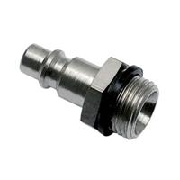 9087u08-13 Legris Steel Male Pneumatic Quick Connect Coupling, G 1/4 Male Threaded