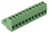 1757103 Phoenix Contact, 5.08mm Pitch, MSTB 2.5/11-ST-5.08, 11 Way, Pluggable Terminal Block, Plug, Cable Mount, Screw