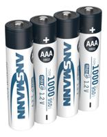 5030882 Ansmann MaxE NiMH Rechargeable AAA Battery, 1Ah, 1.2V