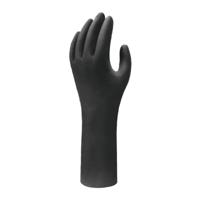sho7565 Showa Showa Black Nitrile Anti-Static Work Gloves, Size M, Uncoated Coating