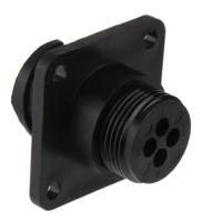 206430-1 TE Connectivity Circular Connector, 4 Contacts, Panel, Standard Connector, Socket, Female, CPC Series