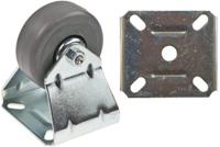 1678pjo060p40paf Tente Fixed Castor Wheel, 40kg Capacity, 60mm Wheel