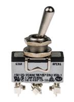 636h APEM Toggle Switch, Panel Mount, On-On, SPDT, Screw Terminal, 400V ac