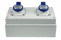 6711623 Scame IP44 Blue Surface Mount Socket, Rated At 16A, 200 → 250 V