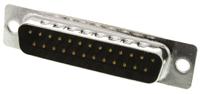 119998-2832 ITT Cannon ZD* 25 Way Panel Mount D-sub Connector Plug, 2.77mm Pitch