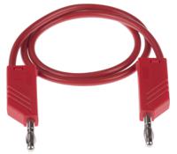 934061101 Hirschmann Test & Measurement, 32A, 60V dc, Red, 500mm Lead Length