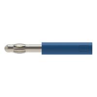 rs-a-40-40-s-ni-bl Schutzinger Blue, Male to Female Test Connector Adapter With Metal contacts and Nickel Plated - Socket Size: 4mm