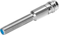 sien-m5b-po-s-l Festo Inductive Threaded Barrel Proximity Sensor, M5, 0.8 mm Detection, PNP NC, 10 → 30 V dc