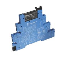 385170245050 Finder 38.51 Series Electromechanical Interface Relay, DIN Rail Mount, 24V Coil, SPDT, 1-Pole, 6A Load