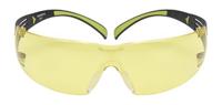 sf403af-eu 3M SecureFit 400 UV Safety Glasses, Amber PC Lens, Vented