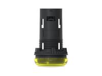 2-2489541-7 TE Connectivity, 2-2489541, Screw Mount Yellow LED Pilot Light, 19.6mm Cutout, IP20, IP65, Dome, 415V ac