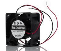9a0612g402 Sanyo Denki 9A Series Axial Fan, 12 V dc, DC Operation, 27.6cfm, 2.88W, 240mA Max, 60 x 60 x 25mm