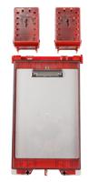 uclb-red-permit-display-station Brady Red 24-Lock Plastic Group Lockout & Permit Control, 6.60mm Shackle