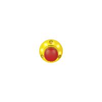 400133 Pilz  Series Illuminated Emergency Stop Push Button, Screw Mount, 22.3mm Cutout, IP65