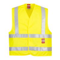 fr75yersm Portwest FR75YERS Yellow Unisex Hi Vis Jacket, M