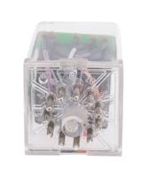 hsr-24vdc Tempatron Plug In Power Relay, 24V dc Coil, 7A Switching Current, DPDT