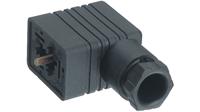 gm-209-nj-black Hirschmann GM 209 NJ 2 + PE, Socket Solenoid Connector, 250 V Voltage
