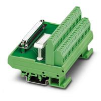 2281212 Phoenix Contact FLKM-D37 SUB/B Series 37-Contact Female Interface Module, D-sub Connector, DIN Rail Mount, 2.5A