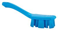41793 Vikan Hard Bristle Blue Scrubbing Brush, 37mm bristle length, PET bristle material