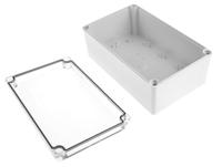 pc-m-95-t-enclosure Fibox Piccolo Series Grey Polycarbonate Enclosure, IP66, IP67, Transparent Lid, 230 x 140 x 95mm