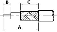 rnd-205-00419 RND RND 205 Series, Plug Cable Mount BNC Connector, 50Ω, Crimp Termination, Straight Body