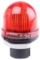 80110068 Werma EM 801 Series Red Steady Beacon, 230 V ac, Panel Mount, LED Bulb, IP65