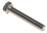 190-327 RS PRO Stainless Steel, Hex Bolt, M8 x 50mm