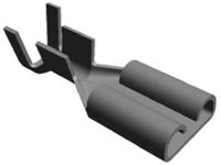 170467-1 TE Connectivity FASTON .187 Uninsulated Female Spade Connector, Receptacle, 4.75 x 0.51mm Tab Size, 0.8mm² to 2mm²