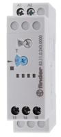 831102400000 Finder 83 Series Series DIN Rail Mount Timer Relay, 24 → 240V ac/dc, 1-Contact, 0.05-10 min, 0.05-10 d, 0.05-10