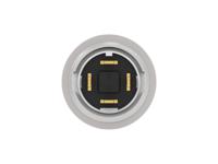 av12f10e524q04 TE Connectivity AV 12 Series Illuminated Push Button Switch, Momentary, Screw Mount, 12mm Cutout, SPST, Yellow LED,