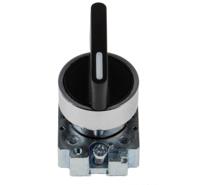 205-2368 RS PRO 2 Position Selector Switch Head, 22mm Cutout, Black Handle