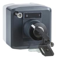 xald144 Schneider Electric XALD NO Control Station Switch 53mm Dark Grey/Light Grey Polycarbonate 68mm I/O 68mm
