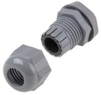 pmc20-sl080 Alpha Wire FIT Wire Management Series Grey Chloroprene Rubber (O-Ring/Seal), Polyamide Cable Gland, M20 Thread, 6mm