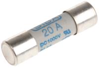 502152620 SIBA 20A Ceramic Cartridge Fuse, 10 x 38mm