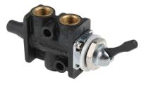 03040302 Norgren Toggle 3/2 Pneumatic Manual Control Valve Super X Series, G 1/8, 1/8in, III B