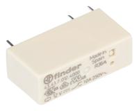 434170124000 Finder PCB Mount Power Relay, 12V dc Coil, 10A Switching Current, SPDT