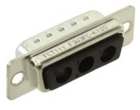 f3w3pc-k120-1731070057 FCT from Molex 173107 3 Way Panel Mount D-sub Connector Plug, 6.86mm Pitch, with 4-40 Screw Locks